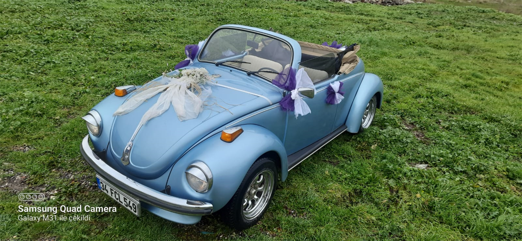 vosvos düğün arabası klasik gelin arabası 