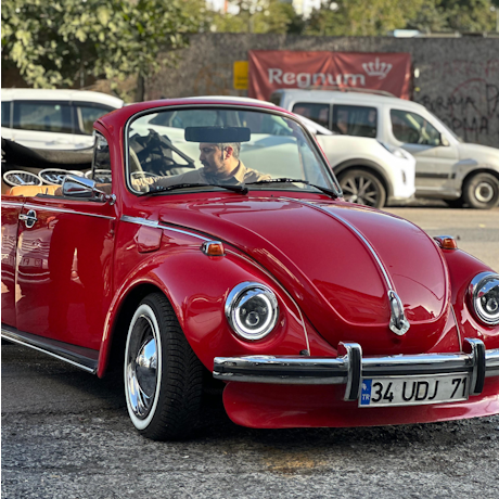 Lucifer Kırmızı Cabrio Gelin Arabası